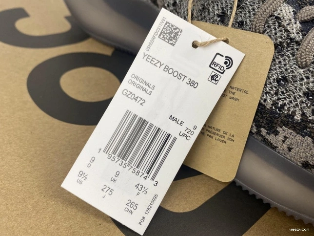 Boost GZ0472 380 Salt' 'Stone Yeezy 0727